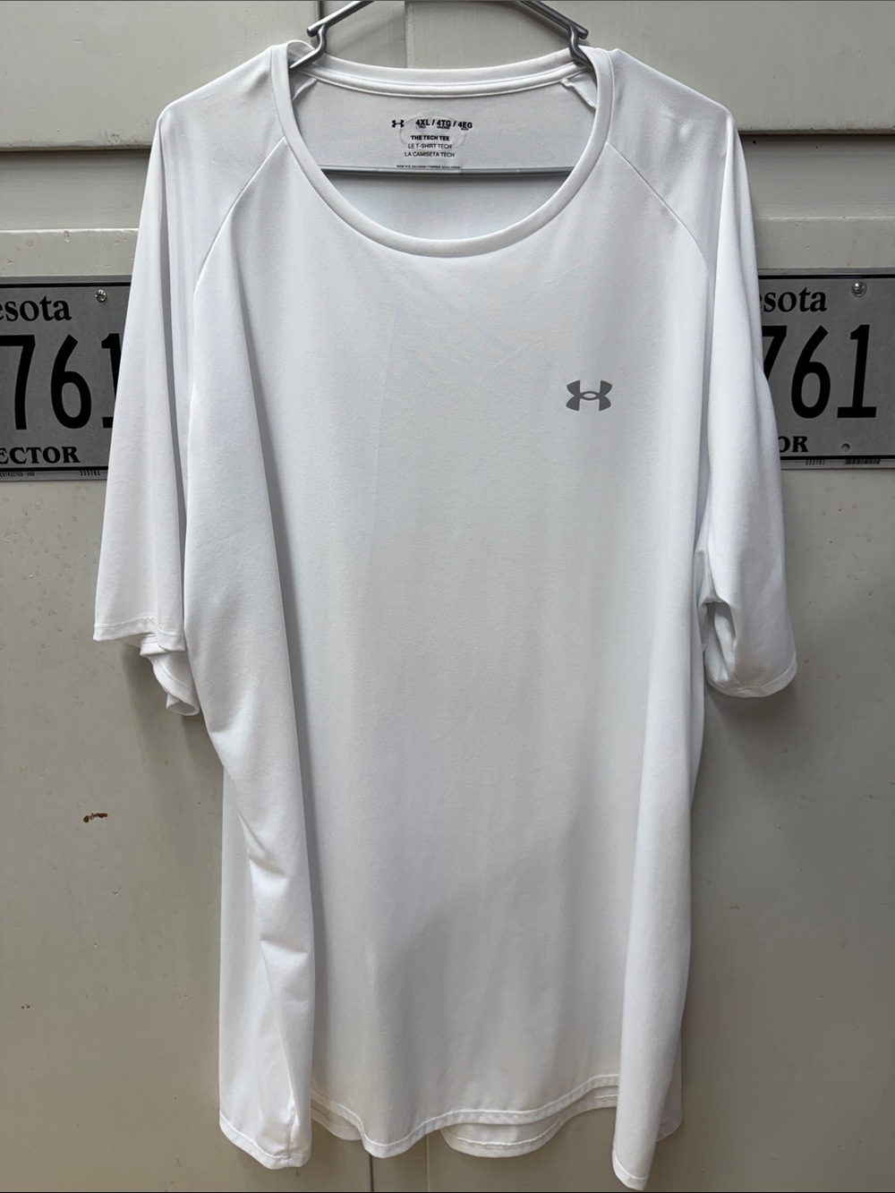 Under Armour Men’s White Short Sleeve Performance Tee - HeatGear